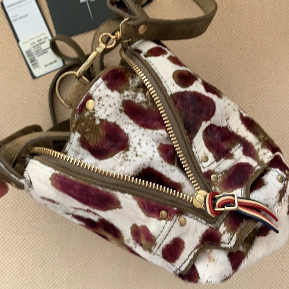 Jerome Dreyfuss Carlito Leopard Suede & Calf Hair - Picture 3 of 6